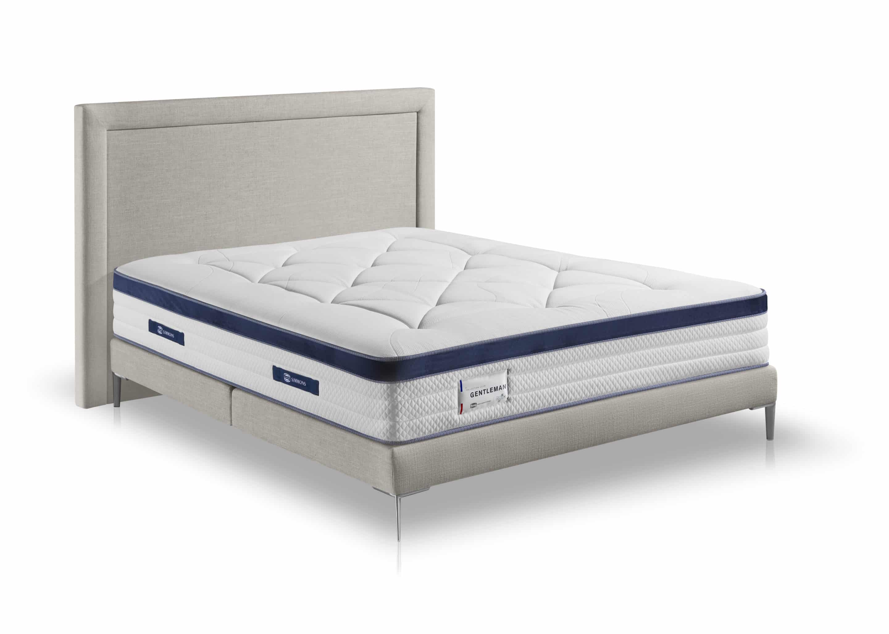 matelas gentleman suspension ensaché simmons confortable