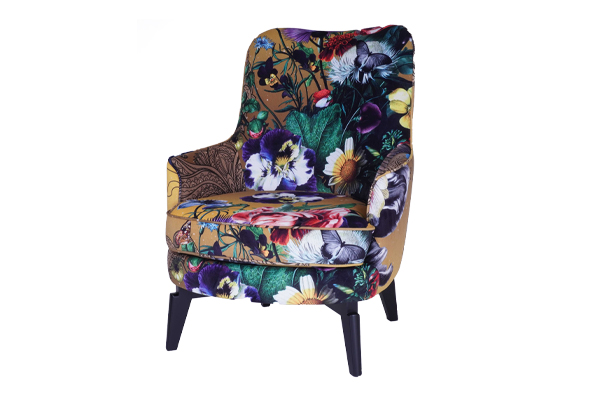 Fauteuil coloré Flora Sourice