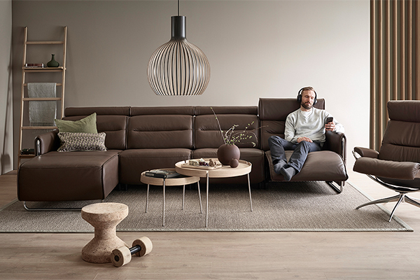 Stressless Fauteuil Canapé Cuire Design