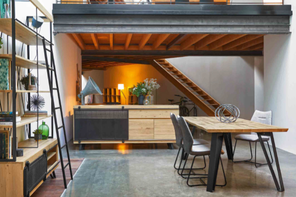 salle à manger industriel Couture