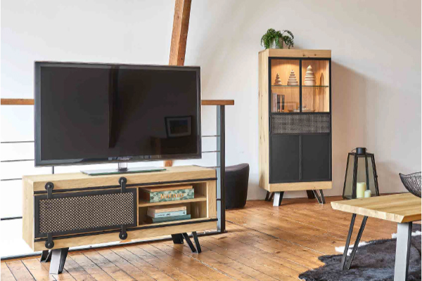 Meuble Télé salon industriel Couture