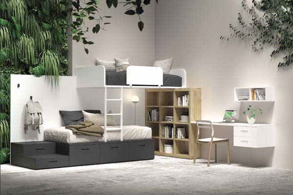 Ambiente 22, chambre modulable WOW de chez Arasanz