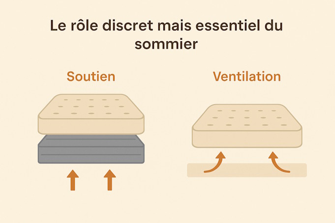 le rôle essentiel du sommier