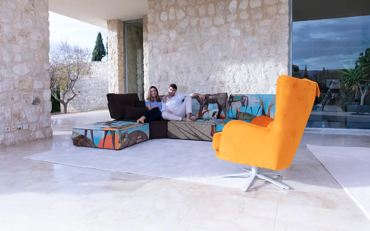 Fauteuil Fama avec ou sans pouf