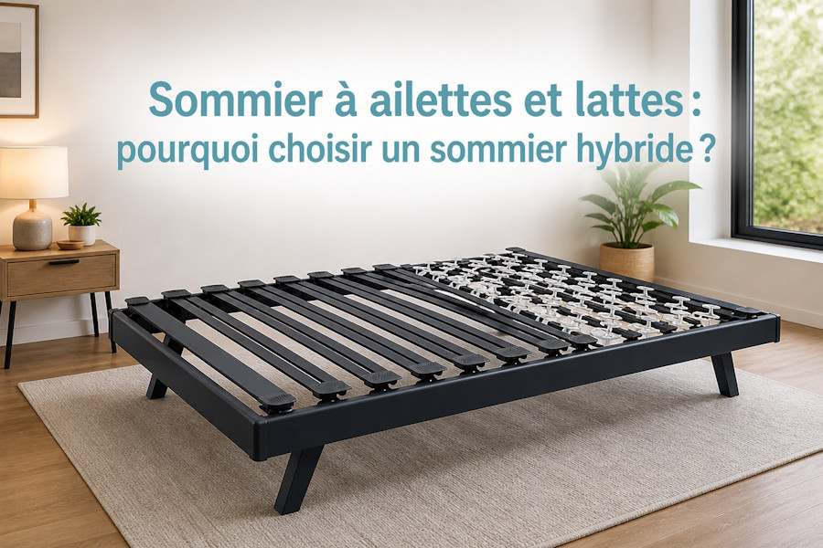 sommier à ailettes et lattes sommier à ailettes et lattes